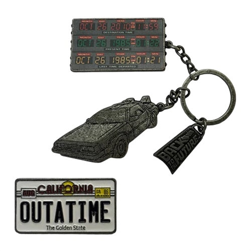 Back To The Future - CHS Keychain And Pin Set