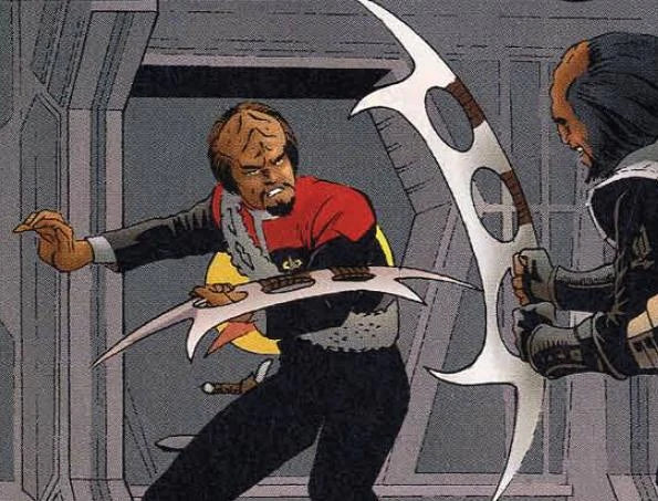 Star Trek - The Next Generation Klingon Bat'Leth Scaled Prop Replica